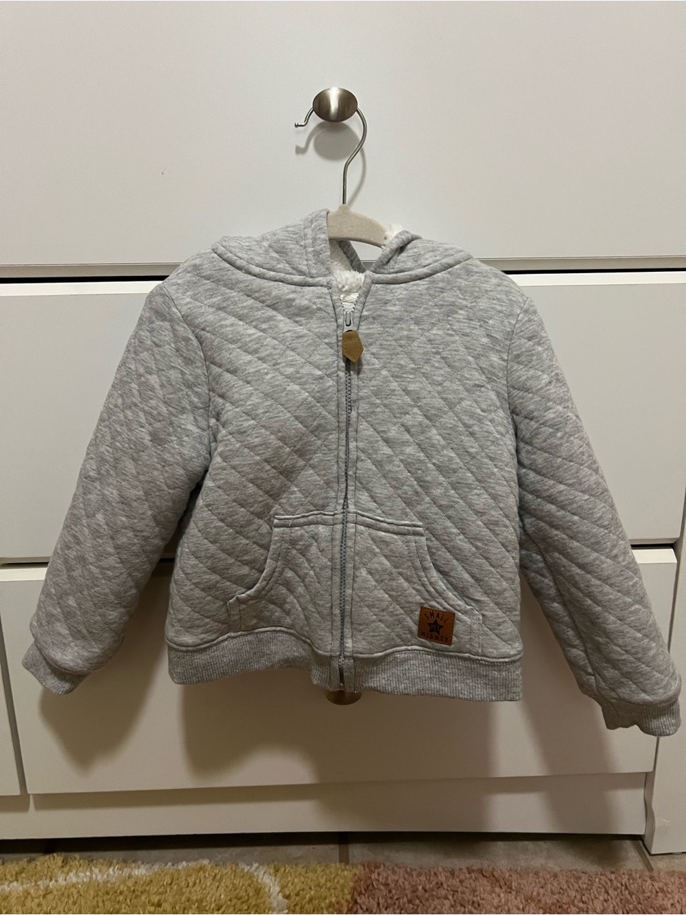 Simple Joys by Carter's Hooded Sweater Jacket with Sherpa Lining 24 months
